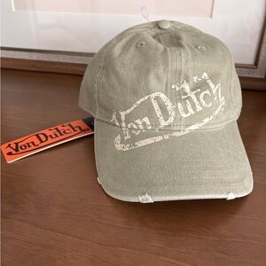 NWT - Von Dutch Sage Green Hat